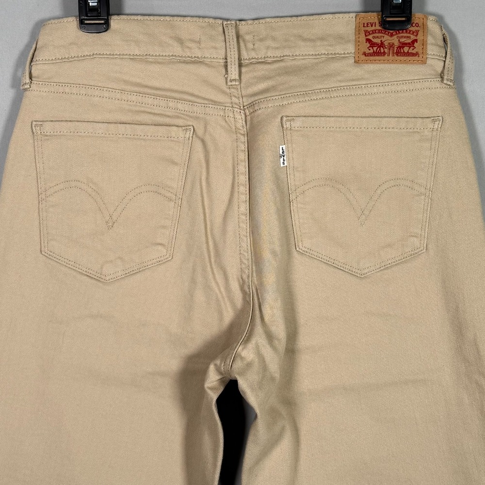 Levi's 505 Jeans Men's 30x31 Brown Tan Regular Fit Denim Levi ACT 32x31 Rise 10" - Picture 4 of 5